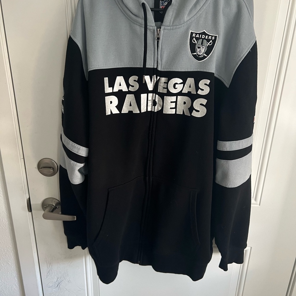 NFL zipped hoodie Las Vegas Raiders 2xl black/gray